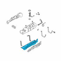 OEM Ford F-350 Super Duty Skid Plate Diagram - GC3Z-9K036-D