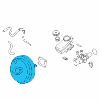 OEM Infiniti EX35 Master Vac Assembly Diagram - D7210-1BT5A