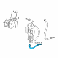 OEM Dodge Dakota Line-Power Steering Return Diagram - 52013464AF