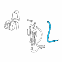 OEM 2011 Ram Dakota Line-Power Steering Return Diagram - 52013465AE