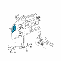 OEM Toyota MR2 Spyder Fuse & Relay Box Diagram - 82660-17130