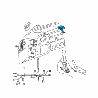 OEM Toyota Echo ECM Relay Diagram - 90080-87024