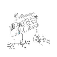 OEM Toyota Celica Stoplamp Switch Diagram - 84340-32050