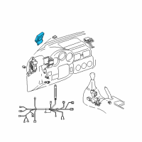 OEM 2000 Toyota MR2 Spyder Multiplex Module Diagram - 89221-17020