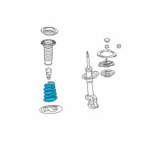 OEM 2013 Scion tC Coil Spring Diagram - 48131-21430