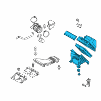 OEM 2017 Kia Sorento Air Cleaner Assembly Diagram - 28110C6200