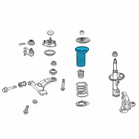 OEM 2013 Toyota Prius V Upper Spring Insulator Diagram - 48157-47020