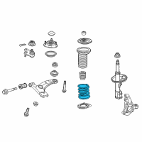 OEM 2015 Toyota Prius V Coil Spring Diagram - 48131-47290