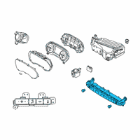 OEM 2022 Hyundai Palisade Keyboard Assembly-AVN Diagram - 96540-S8100-SSV