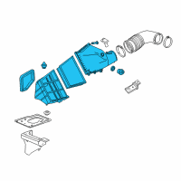 OEM GMC Air Cleaner Assembly Diagram - 23210121