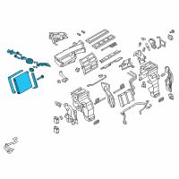 OEM 2021 Nissan Armada Evaporator Assy-Front Diagram - 27280-6JR0A