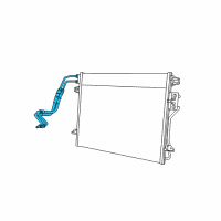 OEM 2010 Dodge Grand Caravan Hose-Oil Cooler Pressure And Ret Diagram - 5005203AC