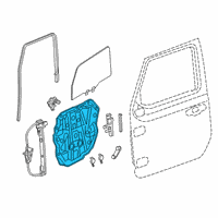 OEM 2022 Jeep Gladiator Panel-Carrier Plate Diagram - 68301944AA