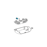 OEM 2000 Chevrolet Prizm Socket, High Mount Stop Lamp Diagram - 16525060