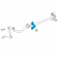 OEM Dodge Nitro RETAINER-STABILIZER Bar BUSHING Diagram - 52125405AA