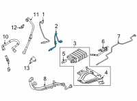 OEM 2022 Ford Bronco SENSOR - EXHAUST GAS - OXYGEN Diagram - MB3Z-9G444-C