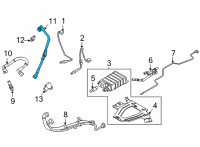 OEM 2021 Ford Bronco TUBE ASY Diagram - MB3Z-6758-C