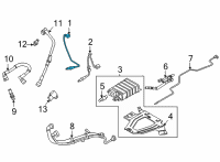 OEM 2021 Ford Bronco SENSOR - HEGO Diagram - MB3Z-9F472-C