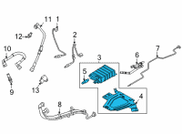 OEM Ford Bronco RESERVOIR ASY Diagram - MB3Z-9D653-C