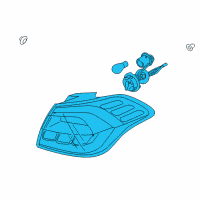 OEM 2017 Kia Forte5 Lamp Assembly-Rear Combination Diagram - 92402A7130