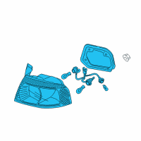 OEM 2005 Kia Optima Lamp Assembly-Rear Combination Diagram - 924013C120