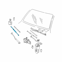 OEM GMC C2500 Suburban Blade Diagram - 15184702