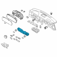 OEM 2013 Hyundai Equus Panel-Heater Control Diagram - 97251-3N300