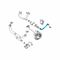 OEM 2000 Chrysler Concorde Tube-Exhaust Manifold To EGR Val Diagram - 4591617AD