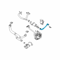 OEM 2002 Dodge Intrepid Tube-Exhaust Manifold To EGR Val Diagram - 4591617AD