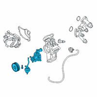 OEM BMW 540d xDrive Coolant Pump, Switchable Diagram - 11-51-8-582-740