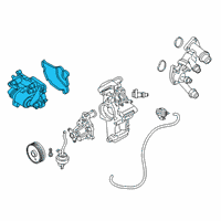 OEM 2018 BMW 540d xDrive Thermostat Housing With Thermostat Diagram - 11-53-8-576-288