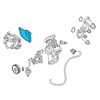 OEM 2018 BMW 540d xDrive SEAL, THERMOSTAT HOUSING:118523 Diagram - 11-53-8-588-942