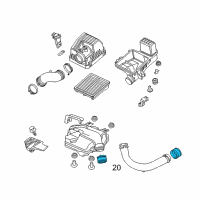 OEM Acura ILX Joint, Air In. Diagram - 17246-RW0-A00