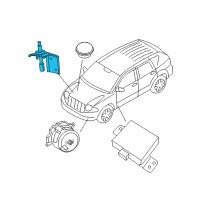 OEM 2012 Jeep Compass Switch-UNDERHOOD Diagram - 5026276AA