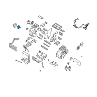 OEM Kia Temperature Actuator, Left Diagram - 972713B000