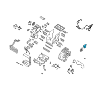 OEM 2006 Kia Amanti Mode Actuator, Right Diagram - 972723B000