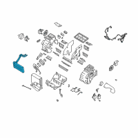 OEM Kia Amanti Heater Core Assembly Diagram - 972973F000