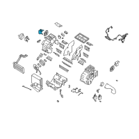 OEM 2006 Kia Amanti Mode Actuator, Left Diagram - 972693B000