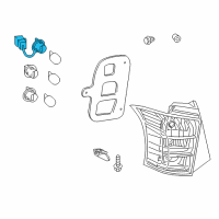 OEM Scion Socket & Wire Diagram - 81555-21200