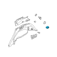 OEM 2020 Nissan Murano Switch Assy-Power Seat Diagram - 25500-1AA1B