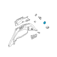 OEM 2017 Nissan Armada Switch Assy-Door Diagram - 25140-1AA0B