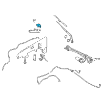 OEM 2020 Infiniti QX80 Cap-Windshield Washer Tank LIGHT GREY Diagram - 28913-JX00A