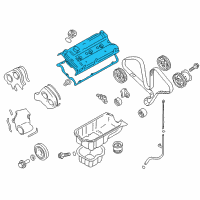 OEM 2003 Kia Sedona Cover-Cylinder Head, RH Diagram - 2242039610