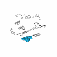 OEM 2009 Cadillac CTS Front Shield Diagram - 20917002