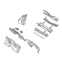 OEM Infiniti I35 GROMMET-BAFFLE COWL Top Diagram - 80874-85E00