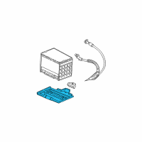 OEM Buick Tray-Battery Diagram - 25628986