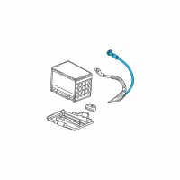 OEM 1999 Buick Park Avenue Cable Asm, Battery Positive(53"Long) Diagram - 12157066