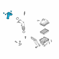 OEM 2015 Ford Edge Air Duct Diagram - F2GZ-9B659-G