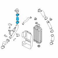 OEM 2019 Kia Optima Hose-INTERCOOLER Inlet Diagram - 282812GTA0