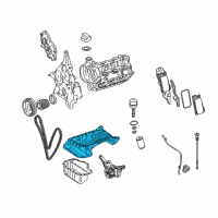 OEM 2008 Dodge Sprinter 3500 Pan-Oil Diagram - 68013877AA
